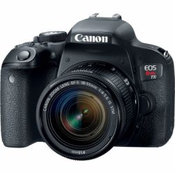 Câmera Canon EOS Rebel T7i  c/ Lente  18-55mm IS STM