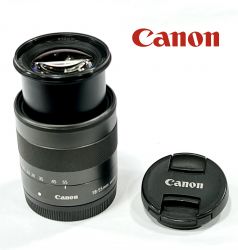 Lente Canon EF-M 18-55mm 3.5-5.6 IS STM - Semi nova
