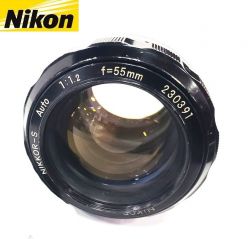 Lente Nikon 55mm F/1:1,2 Ai Nikkor 50mm F1,2 Foco Manual