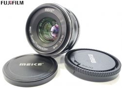 Lente Meike 50mm f/2 Manual Focus para Câmera Fujifilm