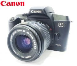 Câmera Canon EOS 5000 c/ lente Canon EF 38-76mm
